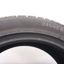 5. 245 45 19 1x CONTINENTAL 245/45 R19 102V XL WinterContact TS 830 P Winterreifen 2023 VOLL WIE NEU 