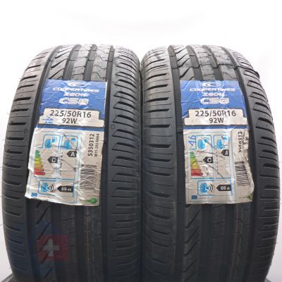 225 50 16 2x COOPER 225/50 R16 92W ZEON CS8 Sommerreifen 2016 Ungebraucht  