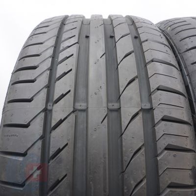 2. 225 40 18 2x CONTINENTAL 225/40 R18 92W XL ContiSportContact5 RunFlat Sommerreifen 2018 WIE NEU VOLL