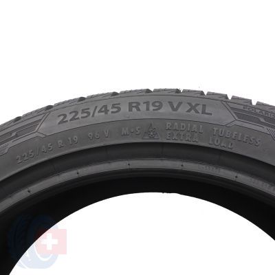 7. 225 45 19 4x BARUM 96V XL Polaris 5 Winterreifen 2021 6.8-7.5mm