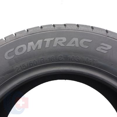 6. 215 60 16C 4x VREDESTEIN 215/60 R16C 103/101T Comtrac 2 Sommerreifen 2019 VOLL WIE NEU 
