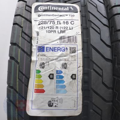 3. 225 75 16C 4x CONTINENTAL 225/75 R16C 121/120R ContiVanContact 100 Sommerreifen 2023 Ungebraucht   
