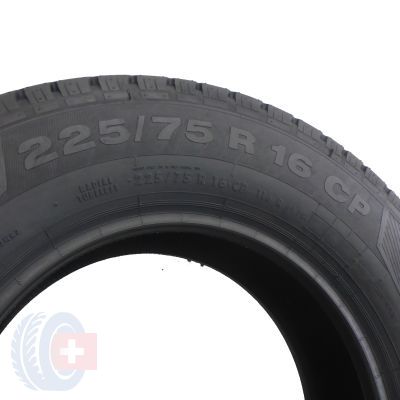 6. 4 x CONTINENTAL 225/75 R16 CP 116R VancoCamper Sommerreifen 2018 VOLL  WIE NEU