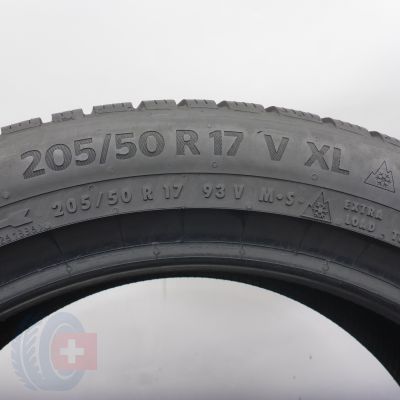 6. 205 50 17 2x CONTINENTAL 205/50 R17 93V XL WinterContact TS 870 P Winterreifen 2024 8-8,2mm WIE NEU