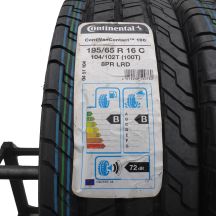 2. 2 x CONTINENTAL 195/65 R16C 104/102T ContiVanContact 100 Sommerreifen 2019 WIE NEU VOLL