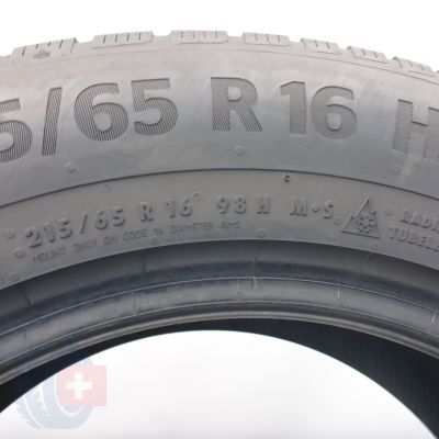 7. 215 65 16 4x CONTINENTAL 215/65 R16 98H WinterContact TS870P Winterreifen 2022 6,2-7mm