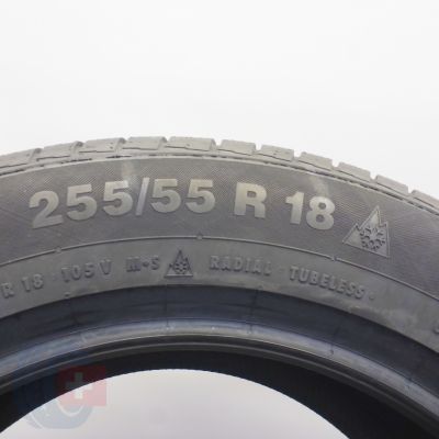 6.  255 55 18 2x CONTINENTAL  255/55 R18 105V ContiWinterContact TS 830 P Winterreifen 2022 VOLL
