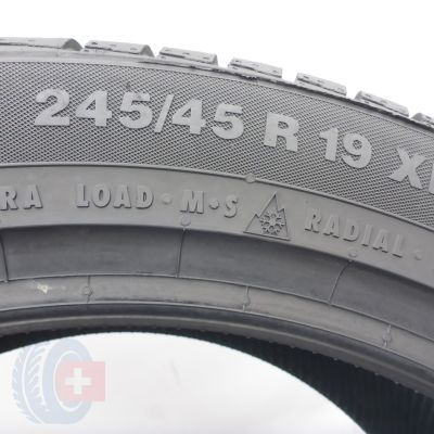 6. 245 45 19 1x CONTINENTAL 245/45 R19 102V XL WinterContact TS 830 P Winterreifen 2023 VOLL WIE NEU 