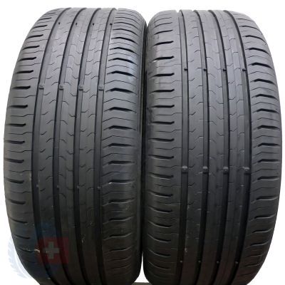 2 x CONTINENTAL 225/55 R17 97W ContiEcoContact 5 Sommerreifen 2015 6,8mm