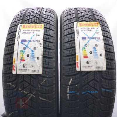 4. 215 65 17 4x PIRELLI 215/65 R17 99H Scorpion Winter Winterreifen 2021 Ungebraucht