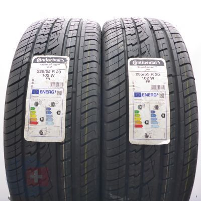 3. 235 55 20 4x CONTINENTAL 235/55 R20 102W CrossContact UHP Sommerreifen 2022 Ungebraucht  