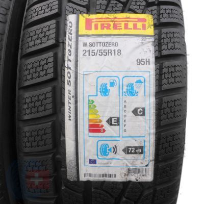 2. 2 x PIRELLI 215/55 R18 95H Winter Sottozero  Winterreifen DOT13 VOLL 