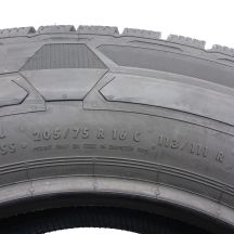 6. 205 75 16C 2x CONTINENTAL 205/75 R16C 113/111R VanContact Winter Winterreifen 2023 VOLL WIE NEU