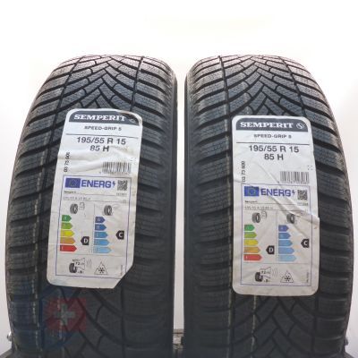 4. 195 55 15 4x SEMPERIT 195/55 R15 85H Speed-Grip 5 Winterreifen 2022/23 Ungebraucht  