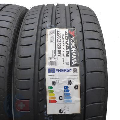 2. 225 30 20 4x YOKOHAMA 225/30 ZR20  85Y XL Advan Sport V105 Sommerreifen 2021 VOLL WIE NEU