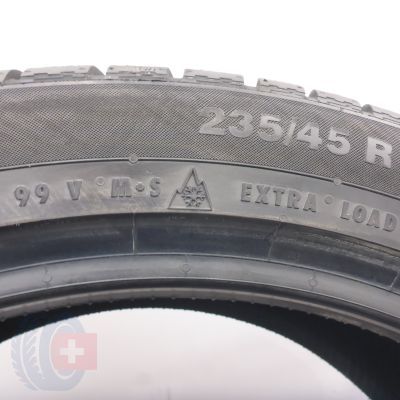 6.  235 45 19 2x CONTINENTAL 235/45 R19 99V XL ContiWinterContact TS 830 P A0 Winterreifen 2023 VOLL WIE NEU 