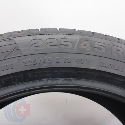 6.  225 45 18 2x CONTINENTAL 225/45 R18 91Y ContiSportContact 5 RFT BMW Sommerreifen 2022 Ungebraucht  