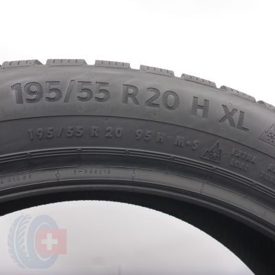 3. 195 55 20 1x CONTINENTAL 195/55 R20 95H XL WinterContact TS870P Winterreifen 2023 VOLL