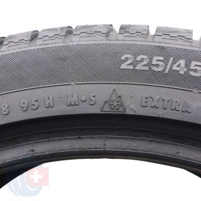 2. 1 x CONTINENTAL 225/45 R18 95H XL ContiWinterContact TS830P MOE RunFlat Winterreifen 2014 6,2mm