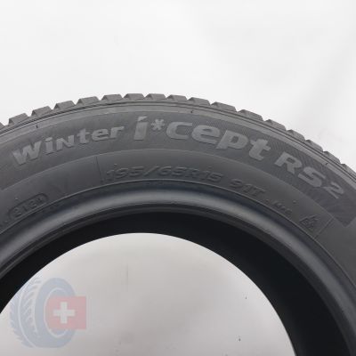 5. 195 65 15 4x HANKOOK 195/65 R15 91T Winter ICept RS2 W452 Winterreifen 2021 6,8-7mm