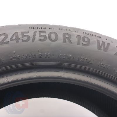 5. 245 50 19 4x CONTINENTAL 245/50 R19 105W XL EcoContact6 Sommerreifen 2019 6mm
