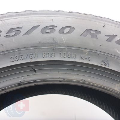 6. 235 60 18 4x PIRELLI 235/60 R18 103H Scorpion Winter M0 Wointerreifen 2022 Ungebraucht   
