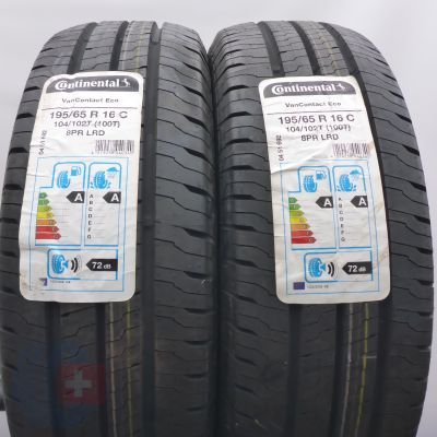 3. 195 65 16C 4x CONTINENTAL 195/65 R16C 104/102 VanContact Eco Sommerreifen 2021 VOLL 3. 195 65 16C 4x CONTINENTAL 195/65 R16C 104/102 VanContact Eco Sommerreifen 2021 VOLL