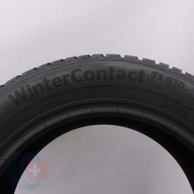 5. 205 55 16 1x CONTINENTAL 205/55 R16 91T WinterContact TS870 Winterreifen 2022 WIE NEU 8,2mm