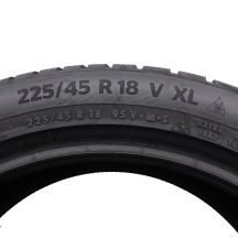 5. 225 45 18 2x CONTINENTAL 225/45 R18 95V XL WinterContact TS870P Winterreifen 7-7,5mm 2021/23 Wie Neu
