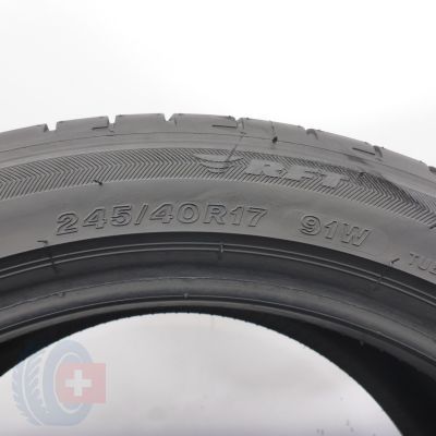 3. 245 40 17 1x BRIDGESTONE 245/40 R17 91W Potenza S001 RunFlat BMW Sommerreifen 2021 7,2mm