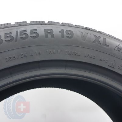5.  235 55 19 4x CONTINENTAL 235/55 R19 105V XL WinterContact TS 850 P SUV Winterreifen  2020 8,5-8,2mm