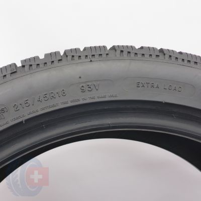 4. 215 45 18 2x MICHELIN 215/45 R18 93V XL Pilot Alpin PA4 Winterreifen 2017, 2018 6,2mm