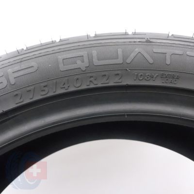 4. 275 40 22 2x DUNLOP 275/40 R22 108Y XL Noise Shield Sp Quattromaxx Sommerreifen 2016 7,2mm