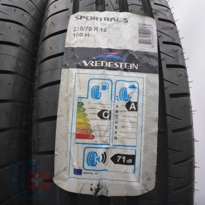 3. 215 70 16 4x VREDESTEIN 215/70 R16 100H Sportrac 5 Sommerreifen 2019 VOLL