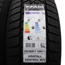 4. 225 65 17 4x FULDA 225/65 R17 106H XL Kristall Control SUV Winterreifen 2024 VOLL Wie Neu