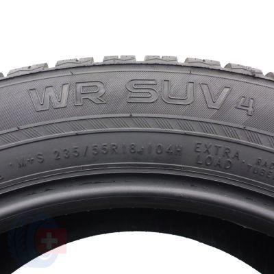 5. 235 55 18 2x NOKIAN 235/55 R18 104H XL WR SUV 4 Winterreifen 7-7,6mm 2021 Wie Neu