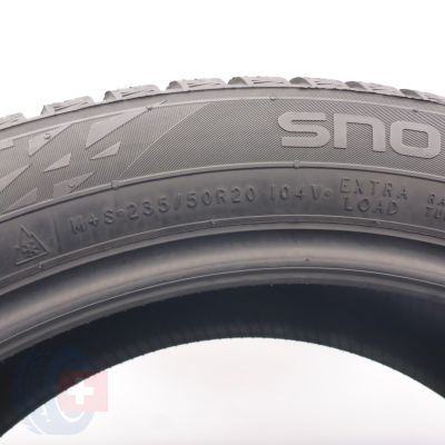 7.  235 50 20 4x NOKIAN 235/50 R20 104V XL Snowproof 2 SUV 2023 Winterreifen 7,2-7,5mm