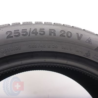 4.  255/45 R20 1x CONTINENTAL 255/45 R20 101V  WinterContact TS 850 P A0 SUV Winterreifen 2024 VOLL WIE NEU 