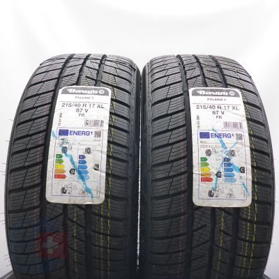 4. 215 40 17 4x BARUM 215/40 R17 87V XL Polaris 5 Winterreifen 2023 Ungebraucht  