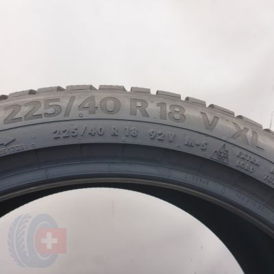 6.  225 40 18 1x CONTINENTAL 225/40 R18 92V XL WinterContact TS 870 P Winterreifen 2023 7,8mm