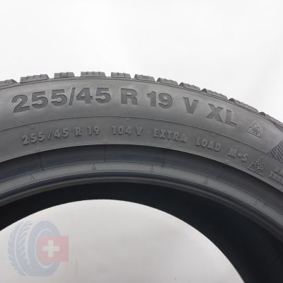 7. 255 45 19 4x CONTINENTAL 255/45 R19 104V XL WinterContact TS 850P Winterreifen 2020 8,8-7,2mm