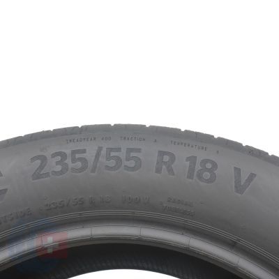 6. 2 x CONTINENTAL 235/55 R18 100V EcoContact 6 Sommerreifen  2022 5.8-6mm