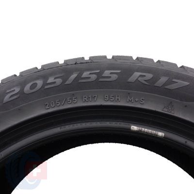 5. 205 55 17 2x PIRELLI 205/55 R17 95H XL Sottozero 3 Winter J Winterreifen 6,3-7mm 2022