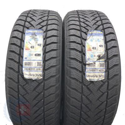  245 65 17 2x GOODYEAR 245/65 R17 107H Ultra Grip+ SUV 4x4 Winterreifen 2015 VOLL Ungebraucht  