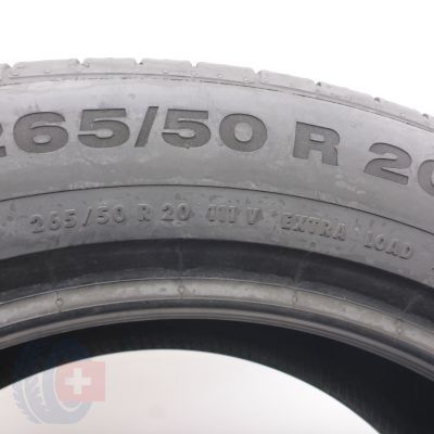 5. 265 50 20 4x CONTINENTAL 265/50 R20 111V XL ContiSportContact 5 SUV Sommerreifen 2021 5,8-6,5mm