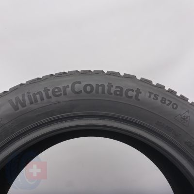 3. 205 55 16 1x CONTINENTAL 205/55 R16 91H WinterContact TS 870 Winterreifen 2021 7,2mm