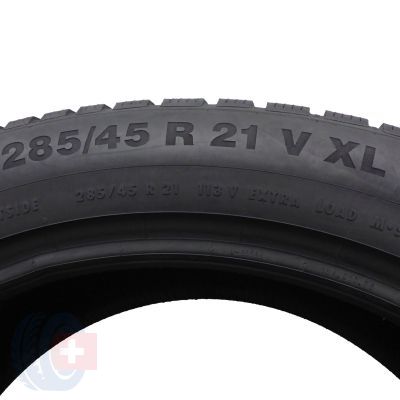 3. 285 45 21 1x CONTINENTAL 285/45 R21 113V XL WinterContact TS850P AO SUV Winterreifen 5,8mm 2018