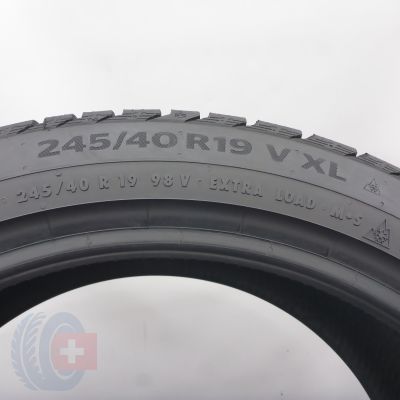 4. 245 40 19 2x CONTINENTAL 245/40 R19 98V XL WinterContact TS860S Winterreifen 2023 6,8mm