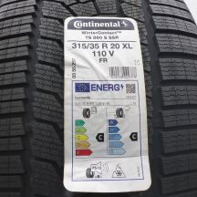 2. 315 35 20 2x CONTINENTAL 315/35 R20 110V XL WinterContact TS 860 S RFT Winterreifen 2021 Ungebraucht  