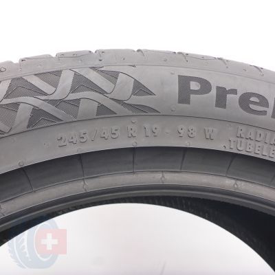 5.  245 45 19 1x CONTINENTAL  245/45 R19 98W PremiumContact 7 Sommerreifen 2025 7,5mm